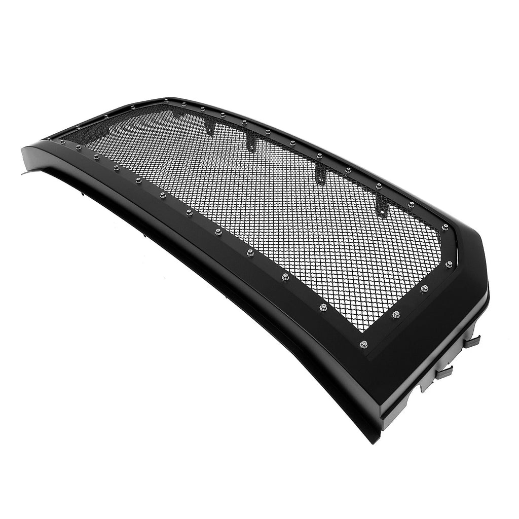 Stainless Black Mesh Rivet Grille for Ford F-150 (2015–2017)