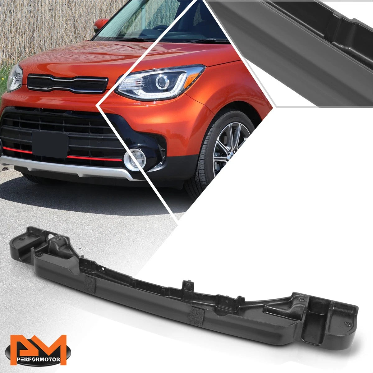 Rear Bumper Reinforcement Impact Absorber Bar for Kia Soul EV (2017–2019)