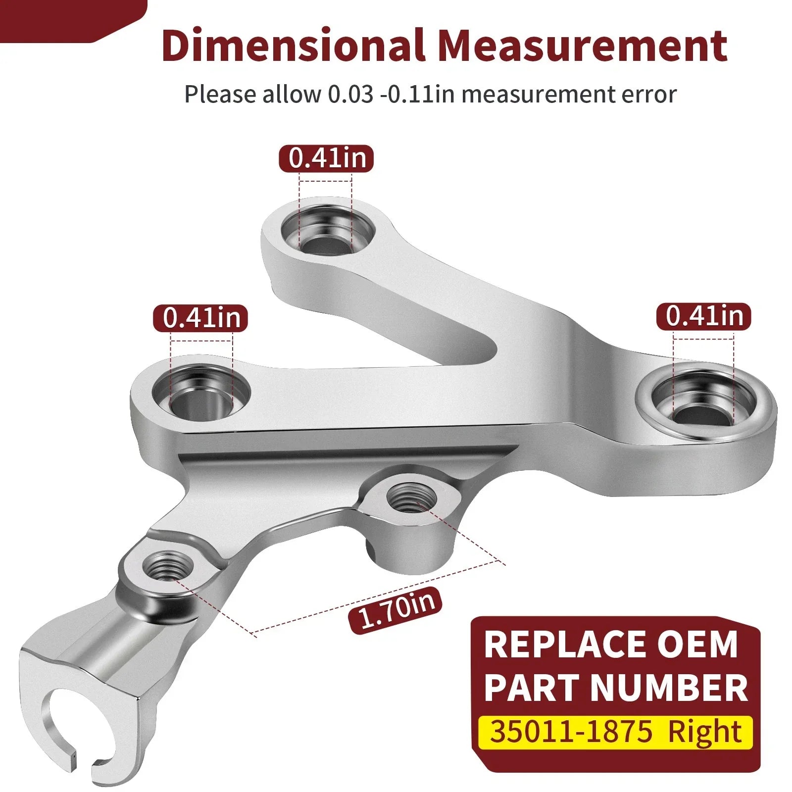 Right Footpeg Bracket for Kawasaki Ninja ZX-6R/ZX-9R/ZZR600