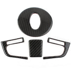 4 Pcs Carbon Fiber Steering Wheel Covers for Subaru Forester (2013-2018)