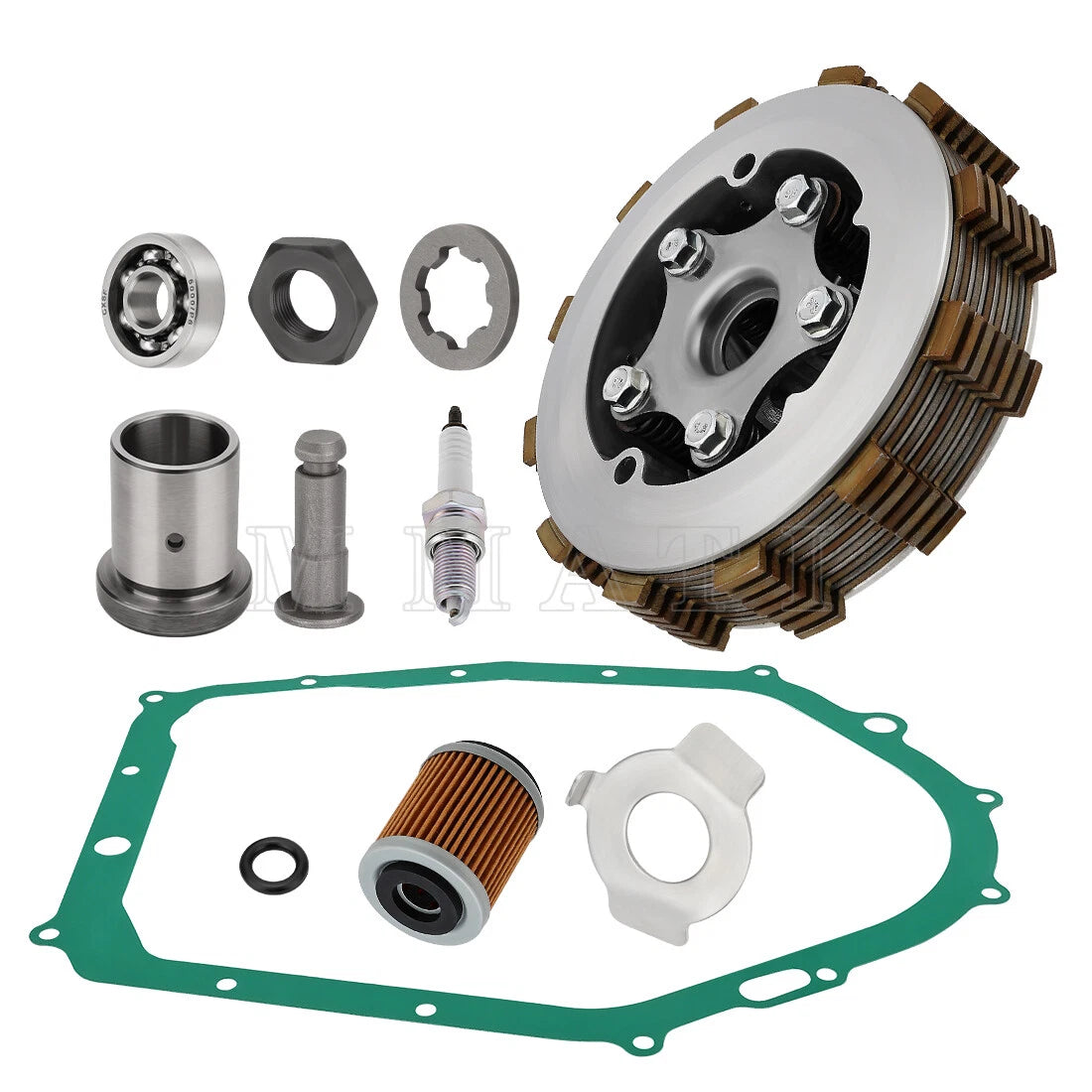 Heavy Duty Clutch Kit w/Gasket for Yamaha Kodiak 400 4x4 (1993–1998)
