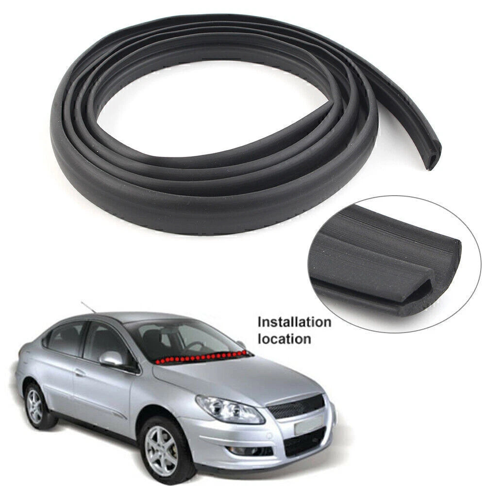 Rubber Seal Trim Moulding Strip for 1.7m Black