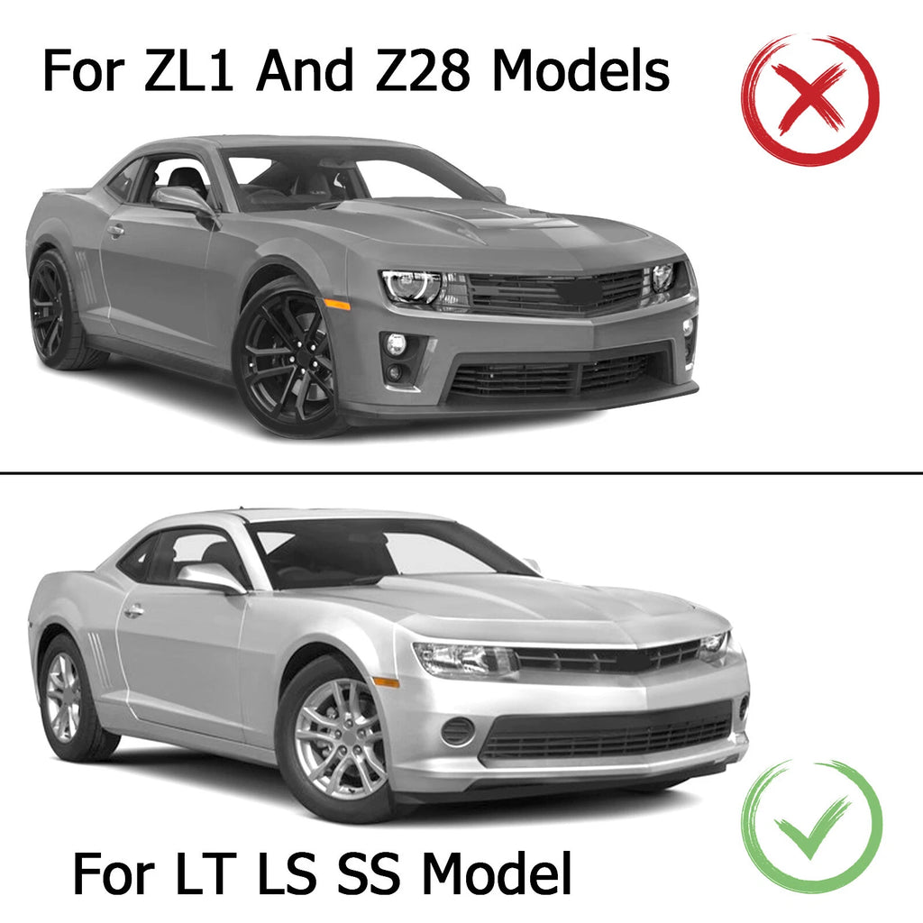 Side Skirts Extension for Chevy Camaro SS LS LT (2010–2015) Gloss Black