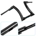 14" Black Rise Ape Hanger Handlebar for Harley Touring