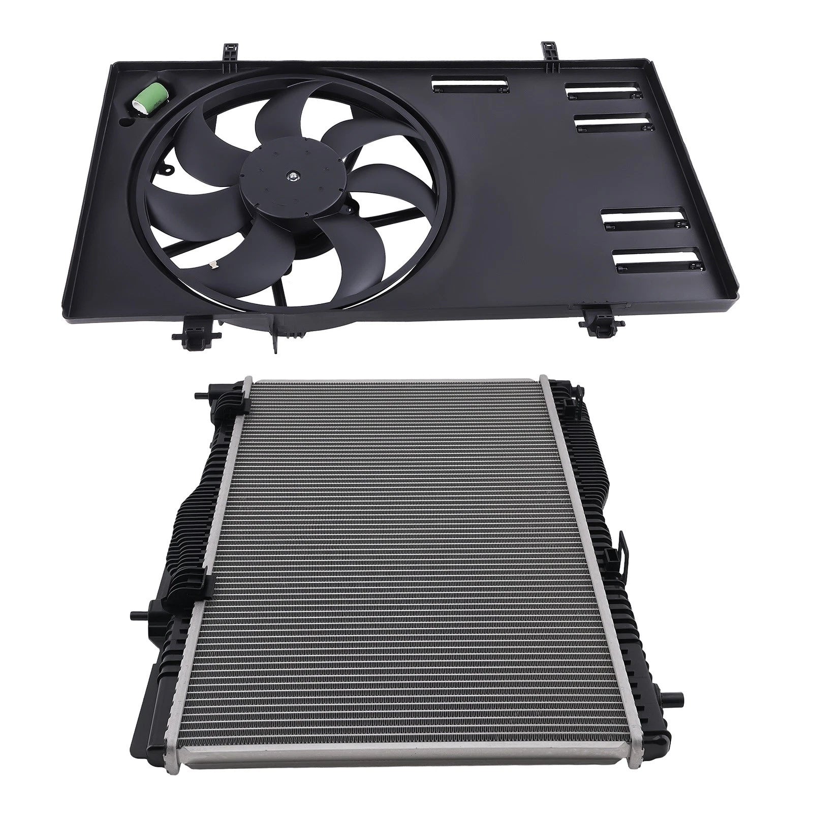 Radiator Condenser Cooling Fan Assembly for Ford EcoSport (2018–2022)
