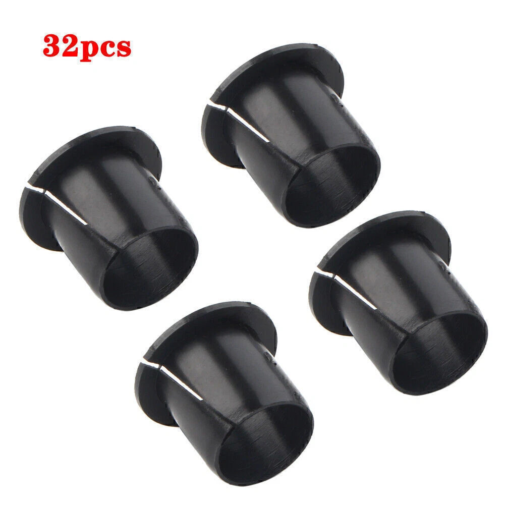 32pcs Black Front A-Arm Delrin Bushing Kit for Ski-Doo MXZ (2002–2004) 505070566