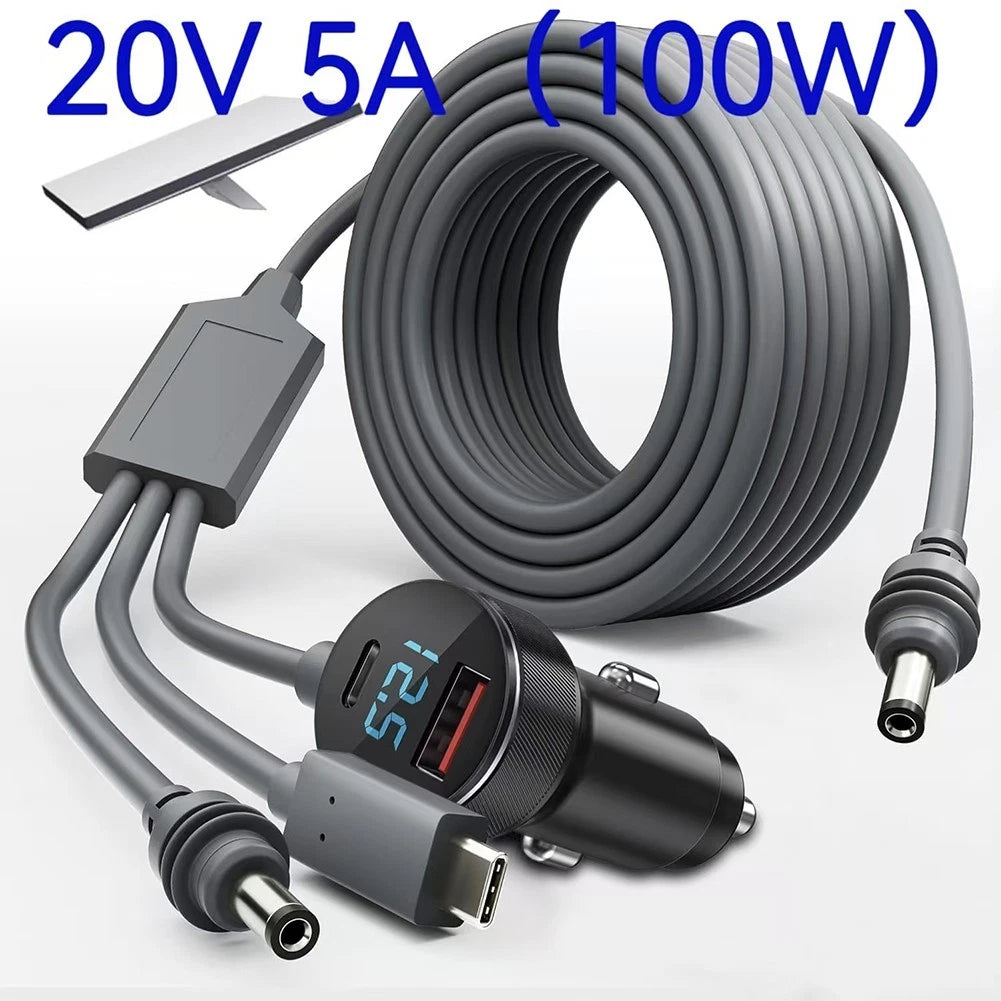 3-in-1 Power Cord for Starlink Mini RV Truck Marine (12V-48V)