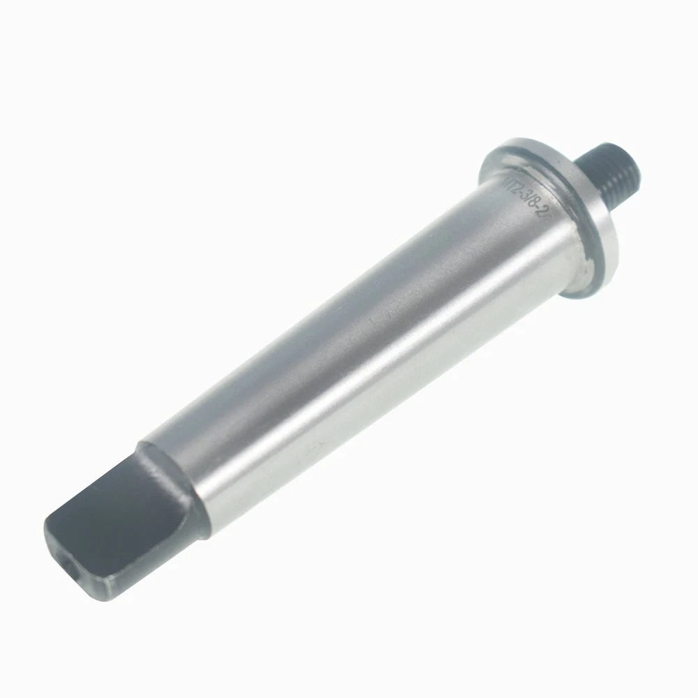 Morse Taper MT2 Adapter for 3/8"-24 Threaded Drill Chuck (2MT)