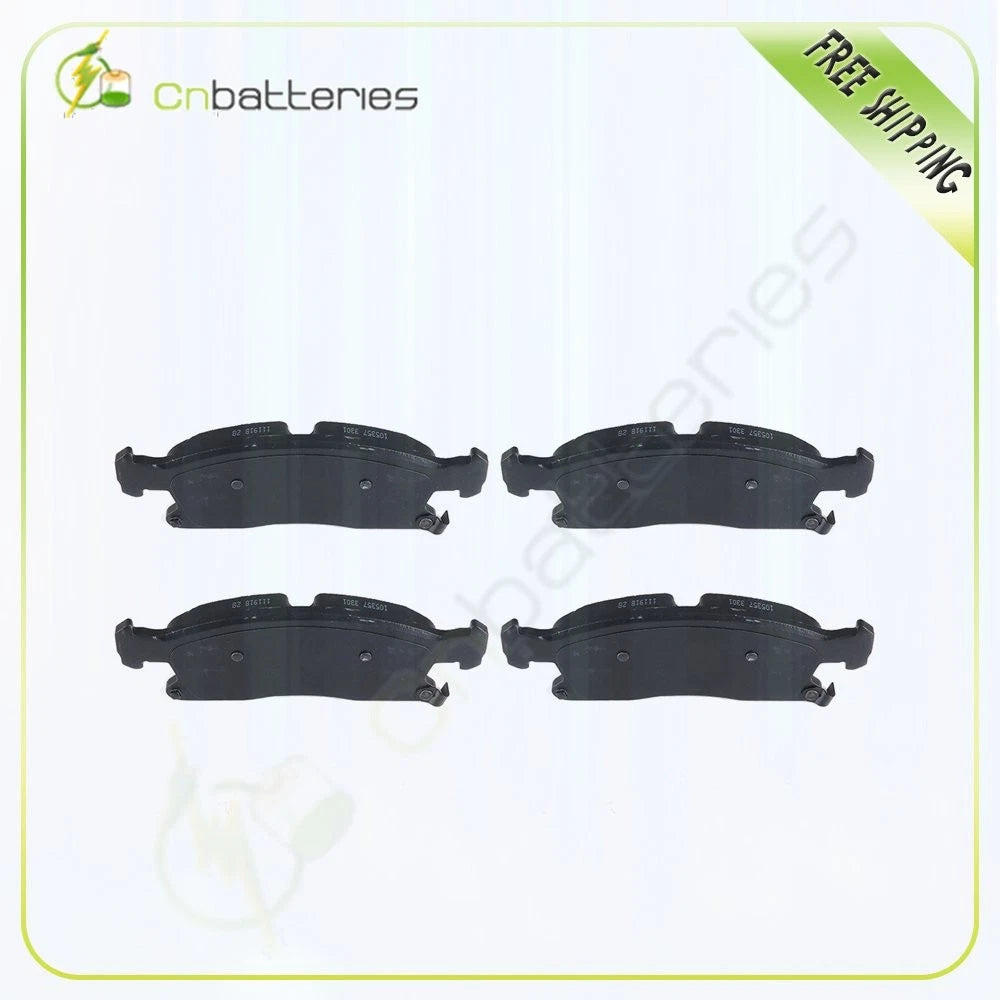 4X Front Low Dust Metallic Brake Pads for Jeep Grand Cherokee (2013–2018)