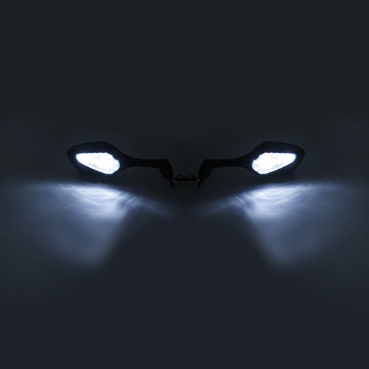 Rearview Mirrors w/ LED Turn Signals for Honda CBR1000RR (2008–2016)