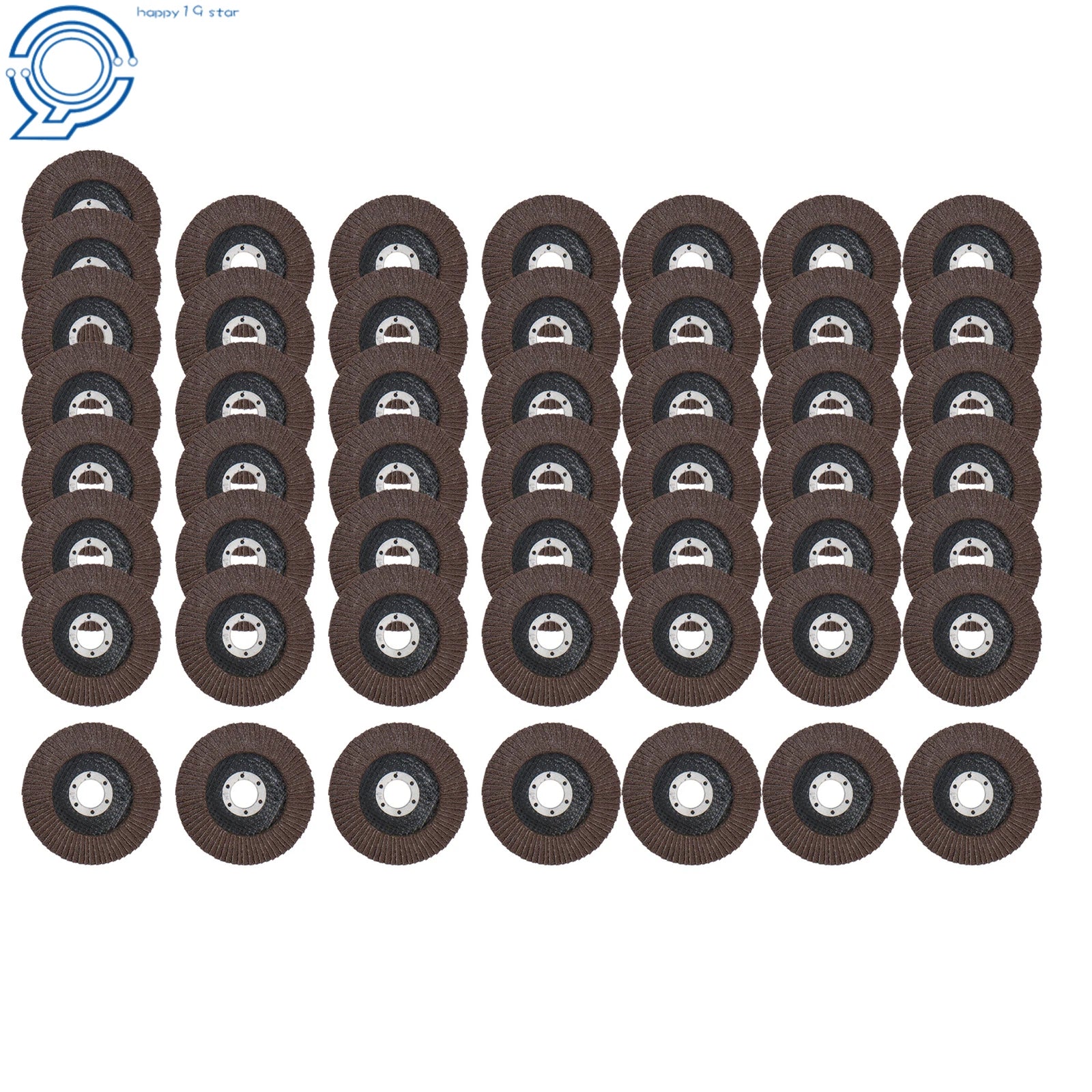 Set of 50 Zirconia Flap Discs 4-1/2" x 7/8" 40 Grit