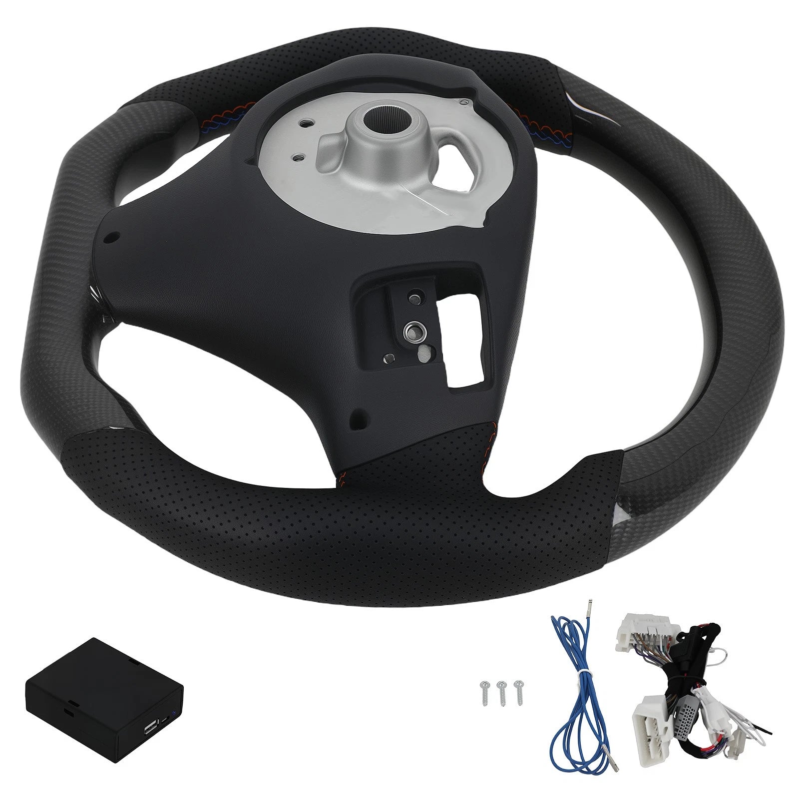 Carbon Fiber LED Steering Wheel for BMW 3 Series 320i 328i 335i (2006–2013)