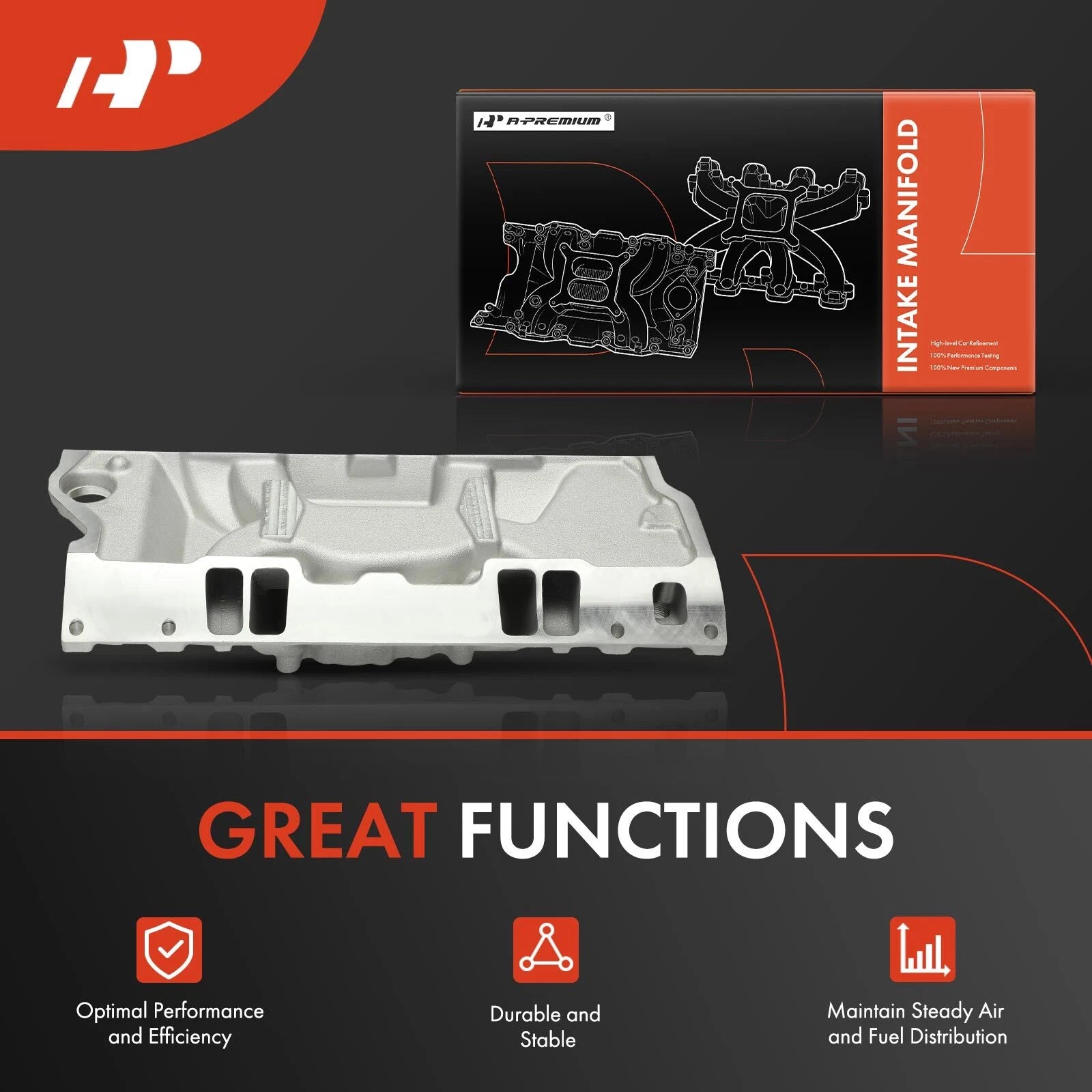 Front Intake Manifold for Chevrolet Tahoe GMC Yukon Cadillac (1996–2000)