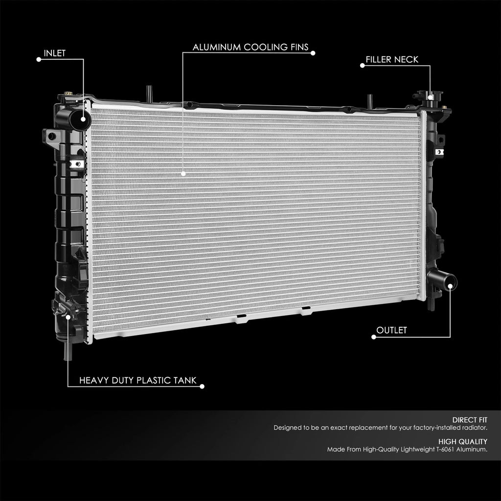 Aluminum Core Radiator for Dodge Voyager/Caravan (2005–2007) DPI 2795