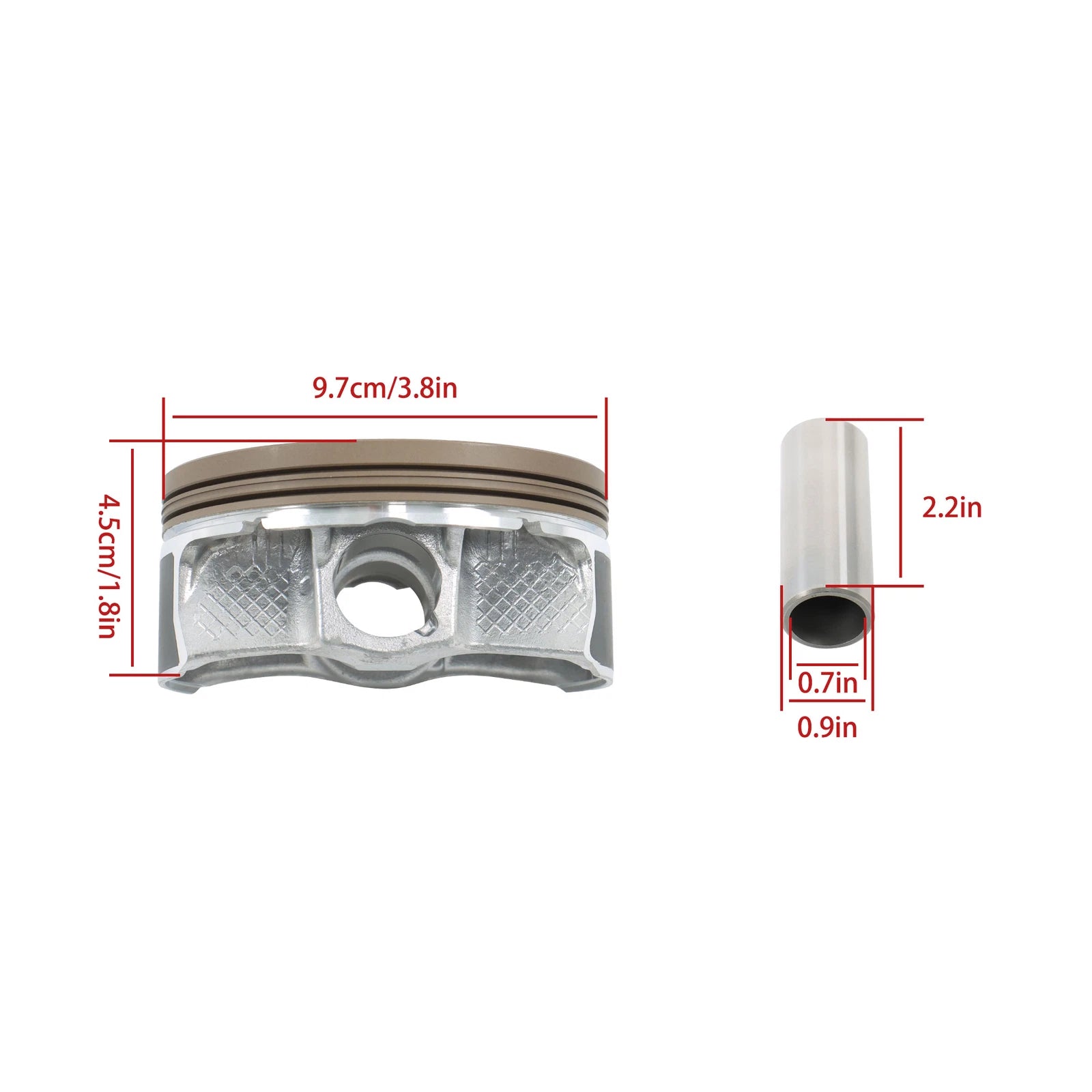 Piston Kit for Polaris 570 Sportsman RZR Ranger (2019–2020)