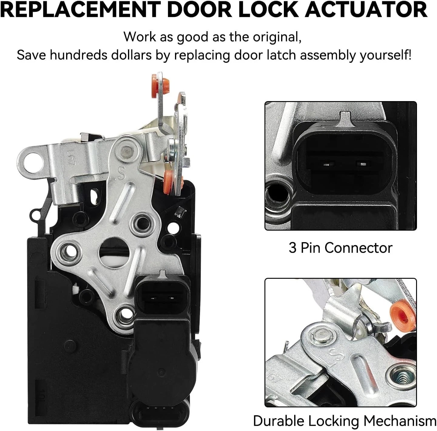 Door Lock Actuator Right Front for Buick Park Avenue (1991–2005) RHS