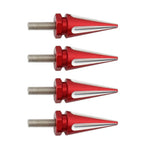 4 x Windscreen Screw Bolts Red Spike for Harley Touring Road Glide (1998-2025)