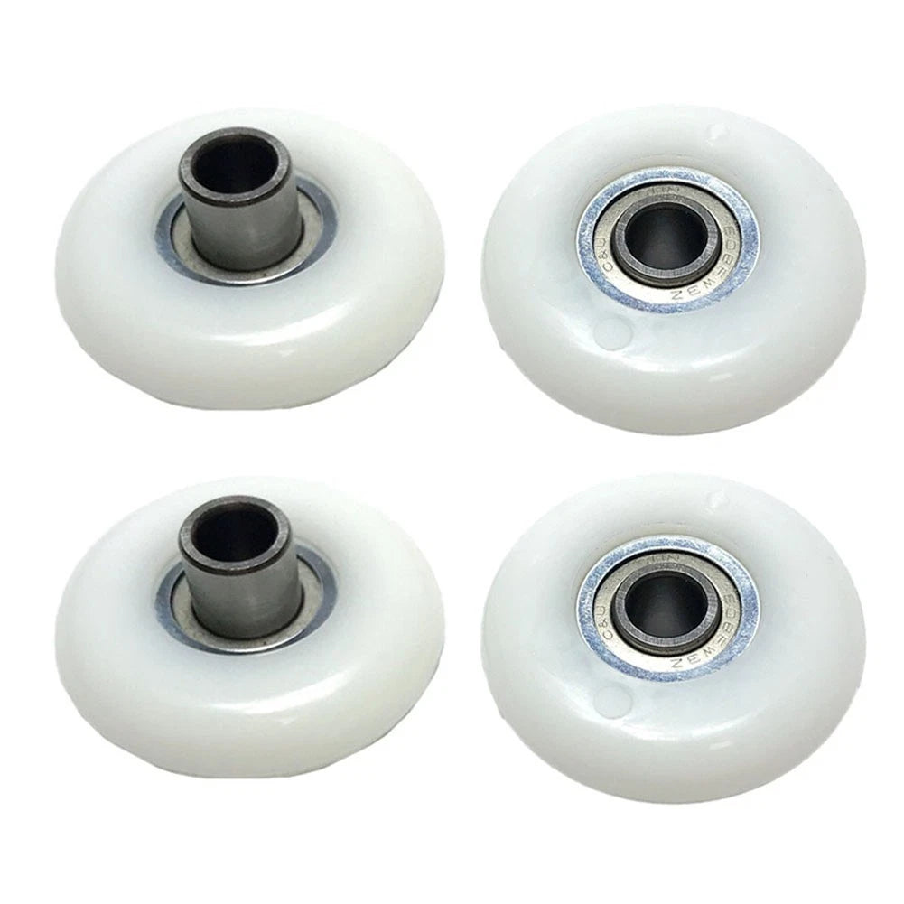 Set of 4 Rowing Machine Wheels for Fitness Equipment