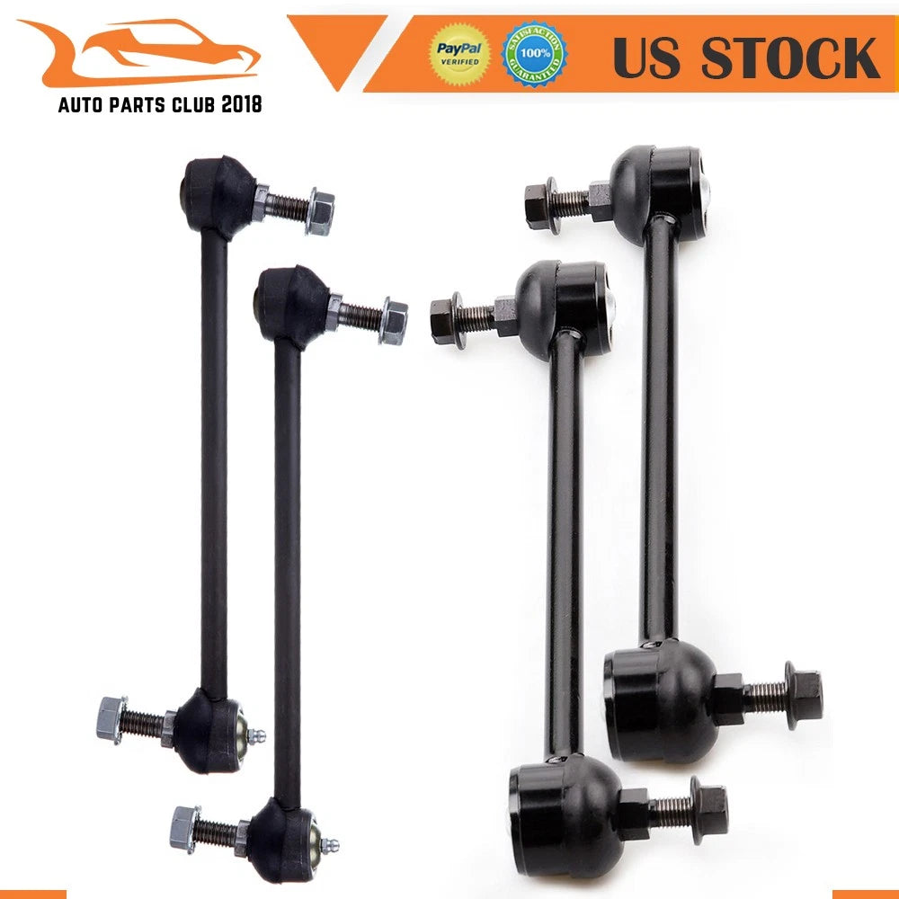 Front Rear Struts Sway Bars w/Coil Springs for Toyota Highlander (2008–2011)