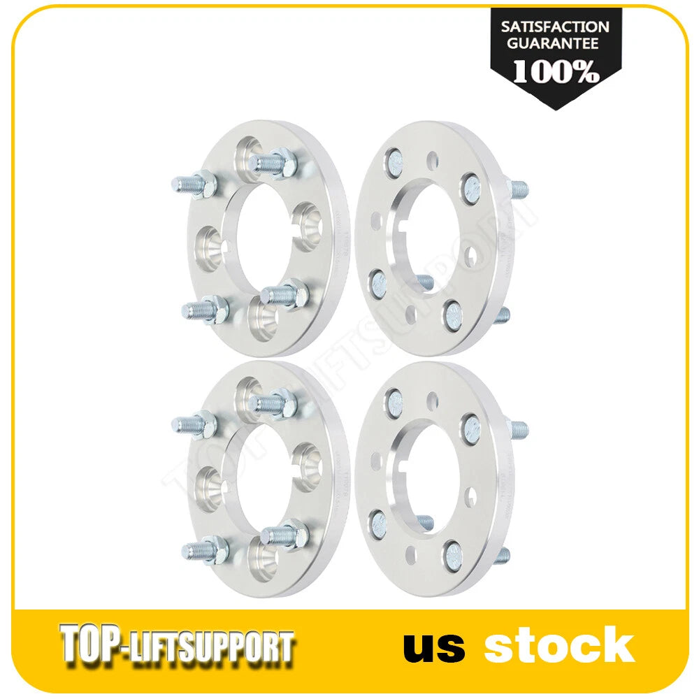 Set of 4 Wheel Adapters for Toyota Corolla, Honda, Mazda (4x100 to 4x114.3)