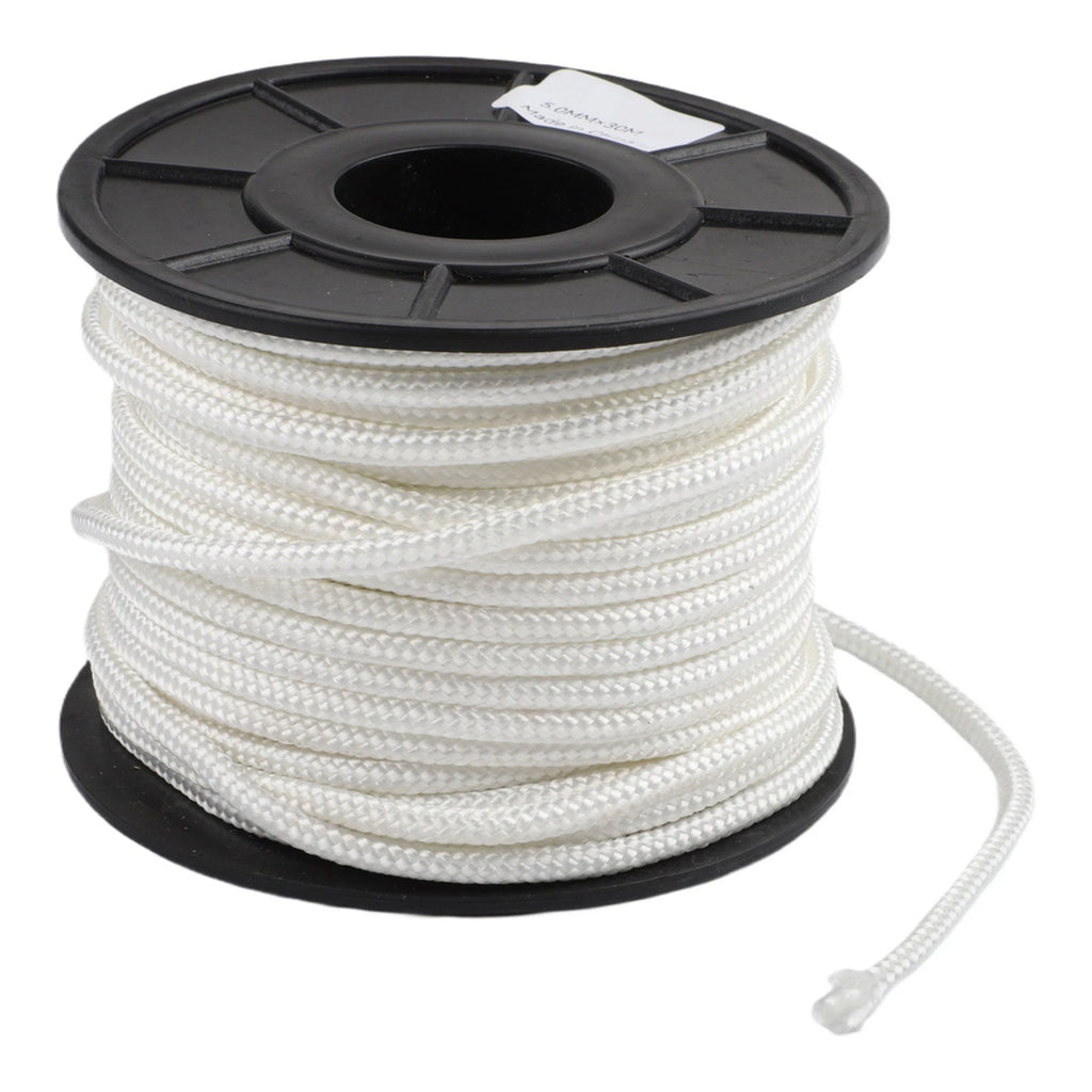 5mm Nylon Recoil Starter Rope 30m for Lawn Mower Chainsaw Brush Cutter