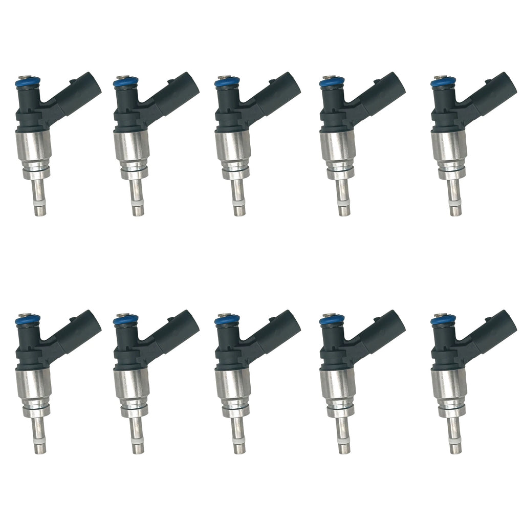 10X Fuel Injectors for Audi A4 A5 A6 Q5 S4 S6 S8 (2005–2012)