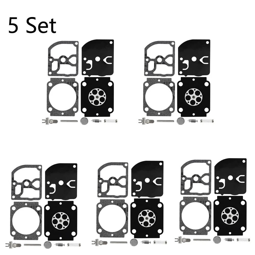 Set of 5 Carburetor Overhaul Repair Kits for ZAMA RB-155 RB-164 STIHL BG66 BG86