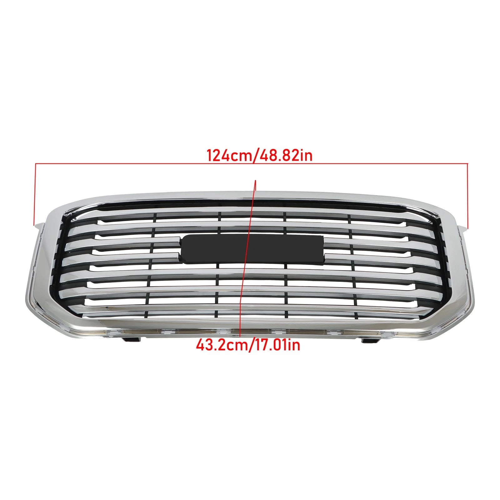 Chrome Front Center Grille for GMC Yukon XL 1500 (2015-2020)