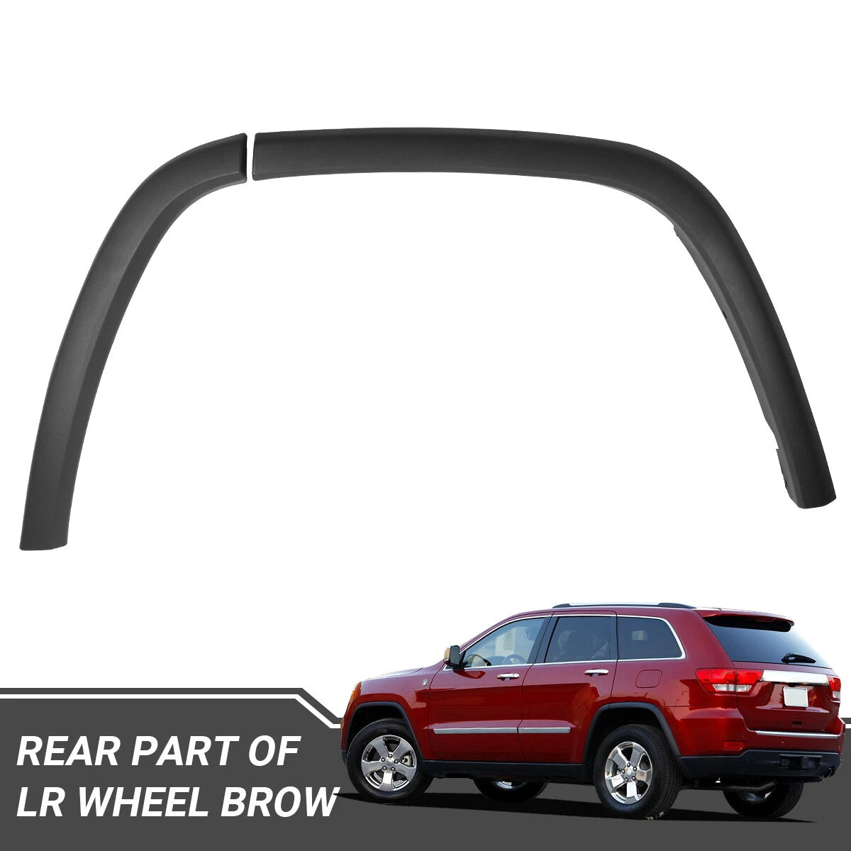 2X Rear Left Wheel Arch Trim Molding for Jeep Grand Cherokee (2011–2021)