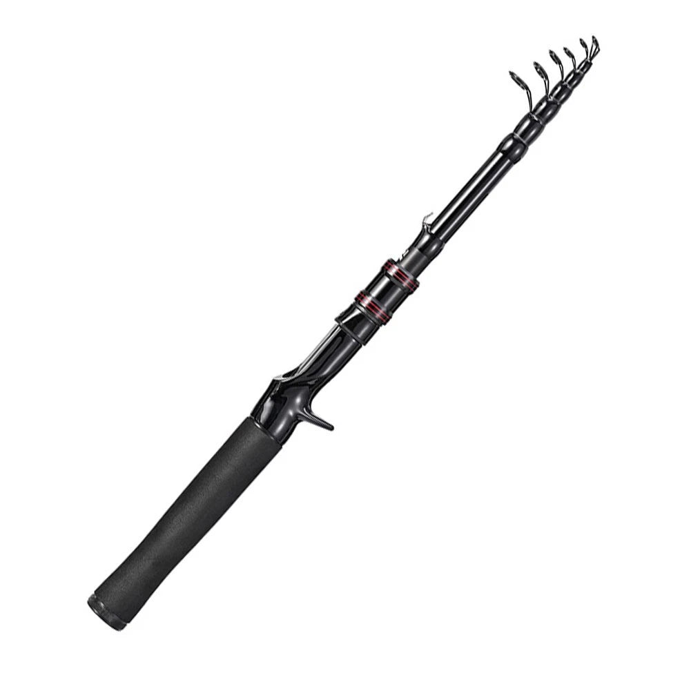 1.5/1.8/2.1M Telescopic Carbon Fiber Fishing Rod for Sea Travel