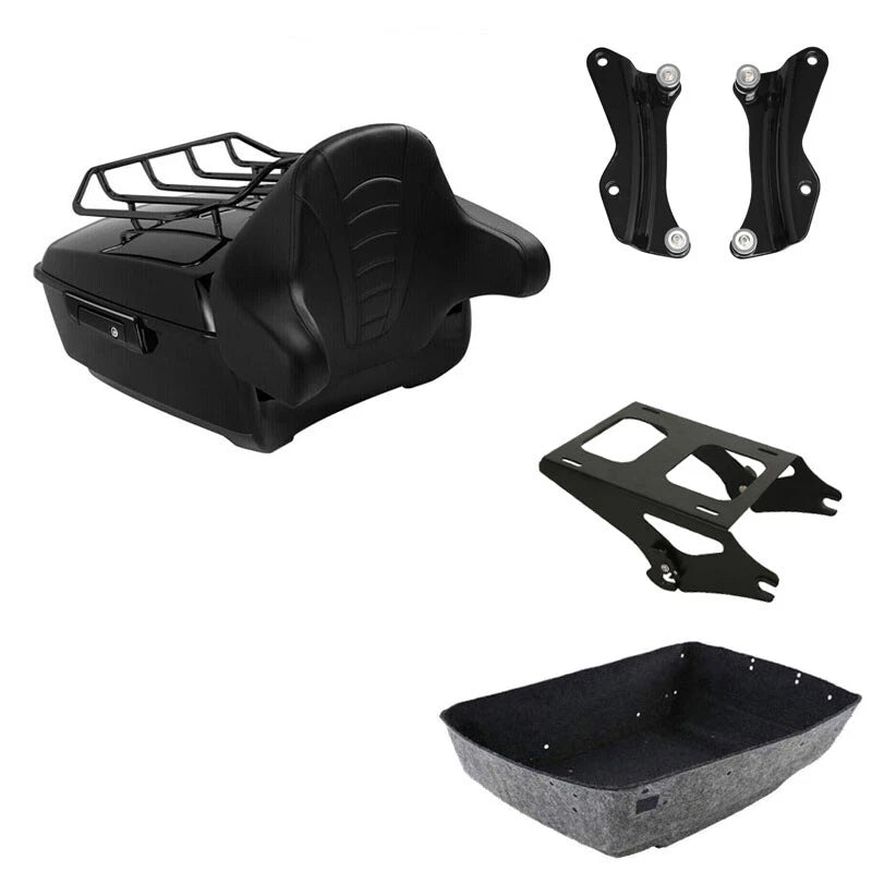 Trunk Backrest Mount Rack Docking Kit for Harley Touring FLHT (2014–2026)