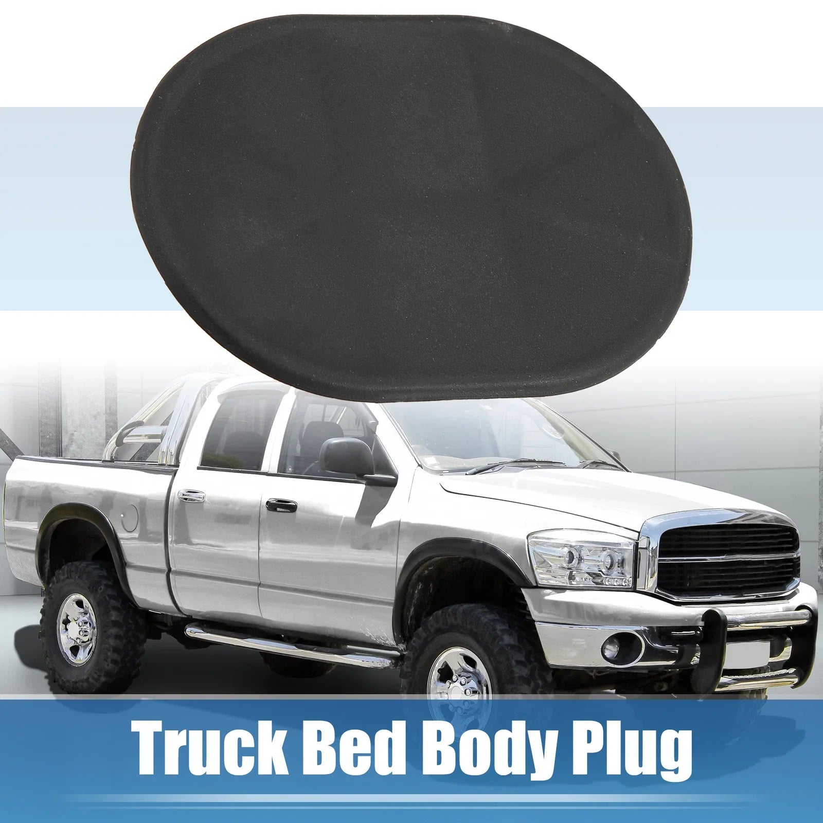 Truck Bed Body Plug for Dodge Ram 2002-2023 - Plastic Black