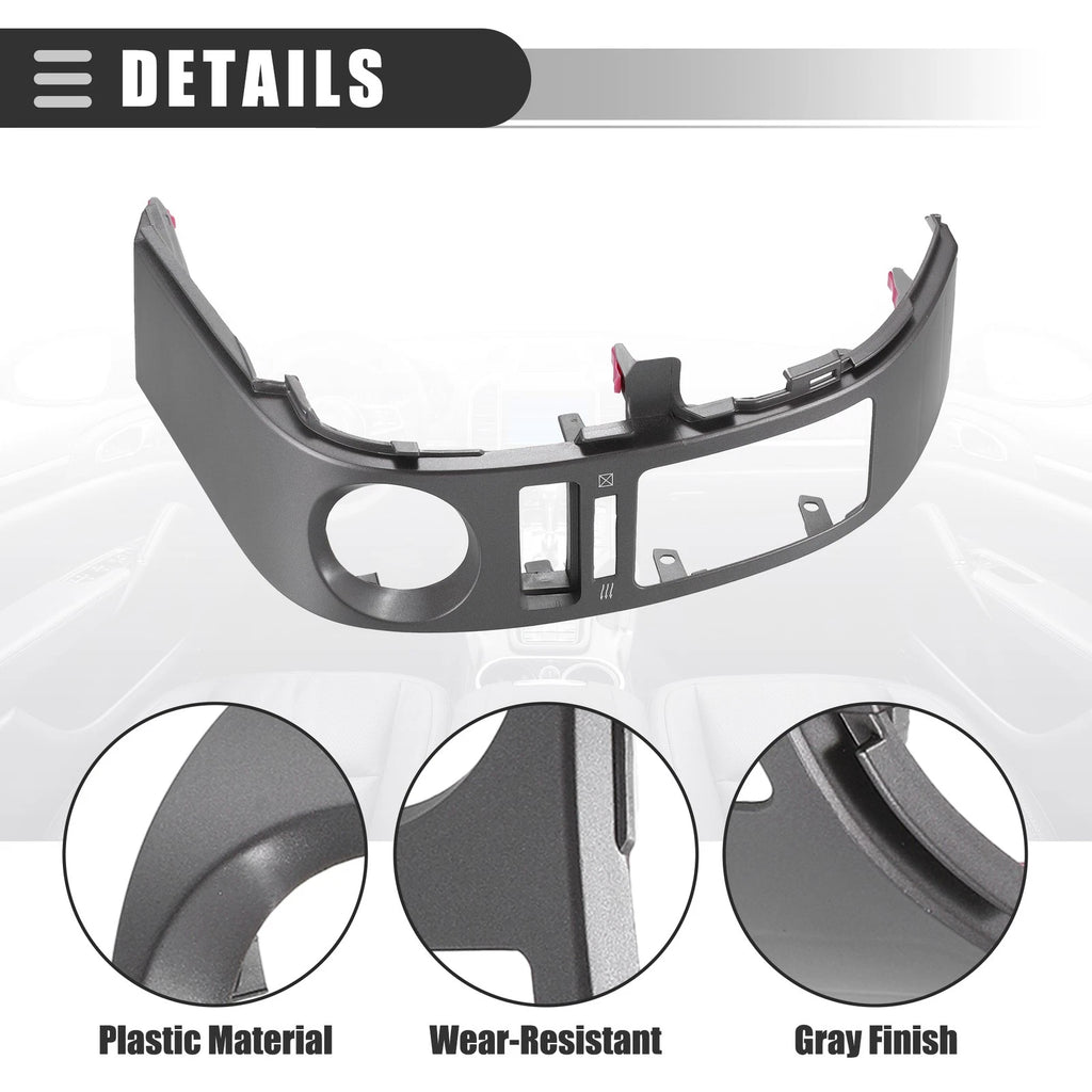 Left Center Dash A/C Outlet Vent Trim Panel for Toyota Prius (2004–2006) No. 5567047040