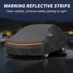 Waterproof Car Cover for Hyundai i10 (2013–2020) with Zipper, PEVA Cotton