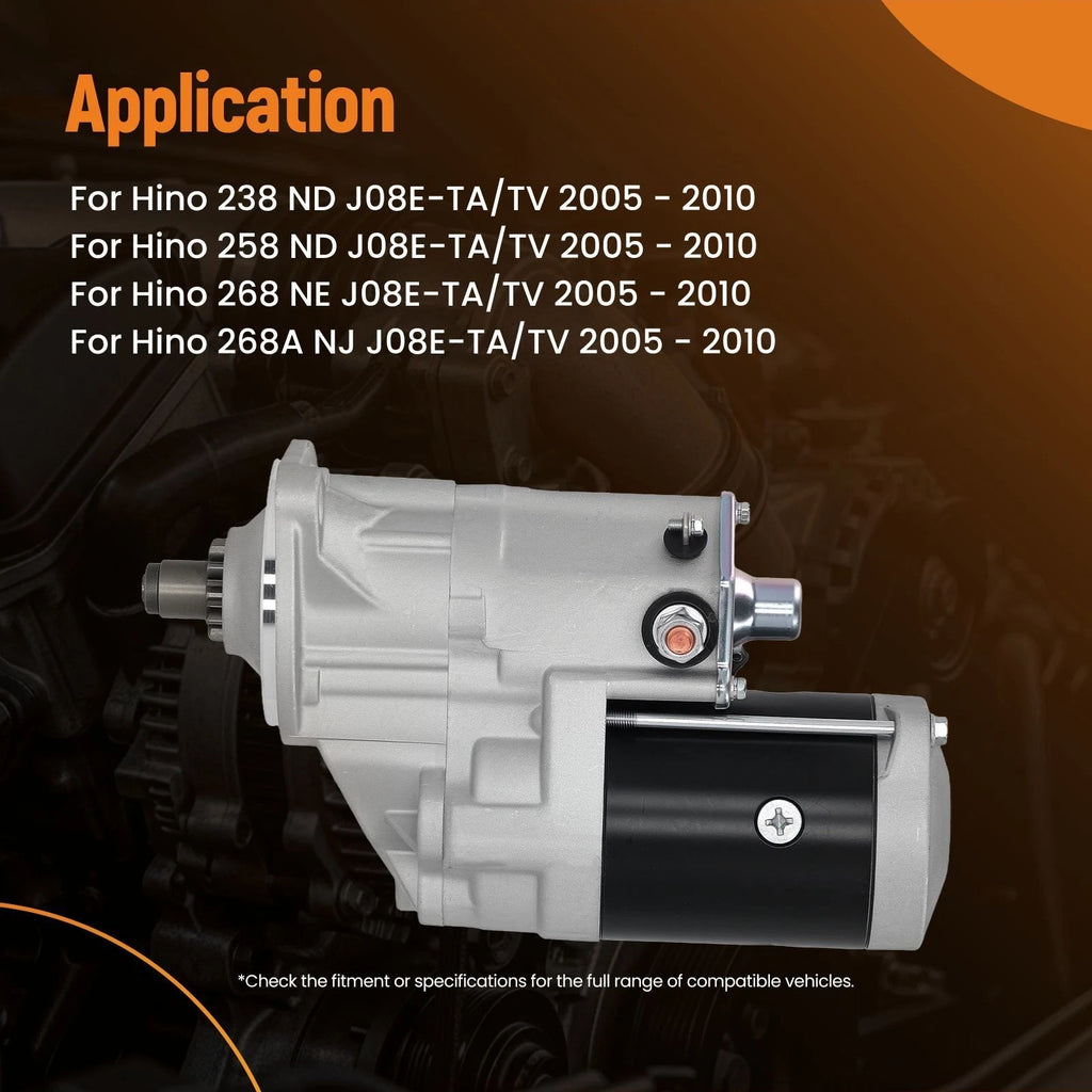 Starter Motor for Hino 238 258 (2005-2010)