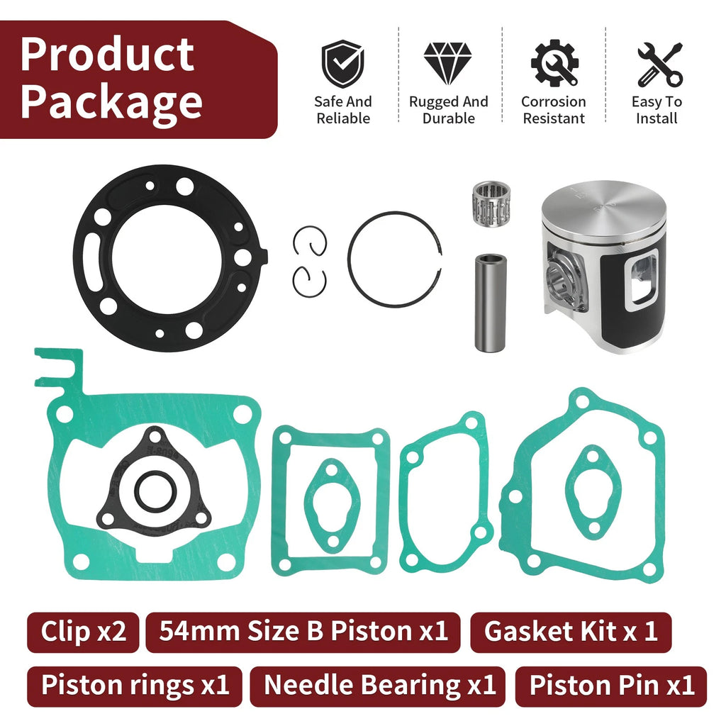 Piston Kit & Gasket Set for Honda CR125R (1992–1999) 13120-KZ4-630