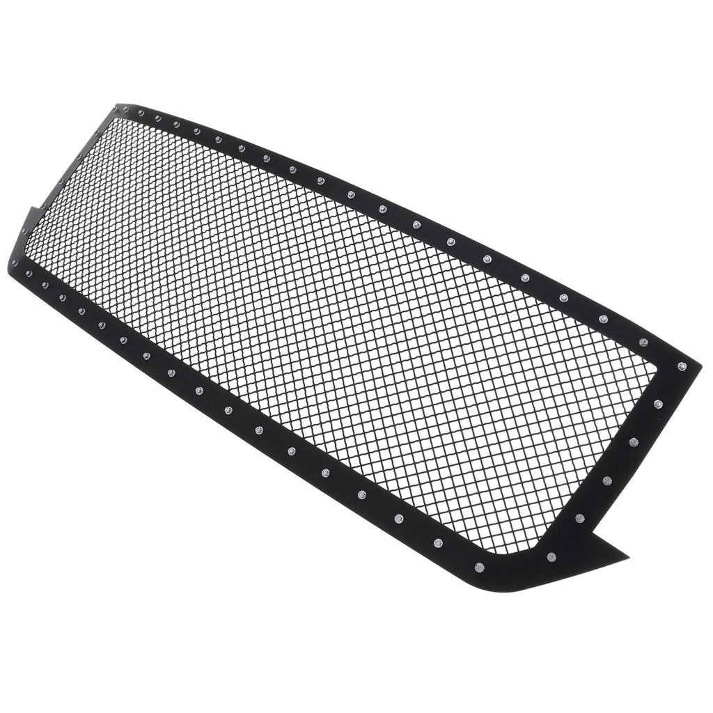 Black Mesh Rivet Grille for Chevy Silverado 1500 (2016–2019)