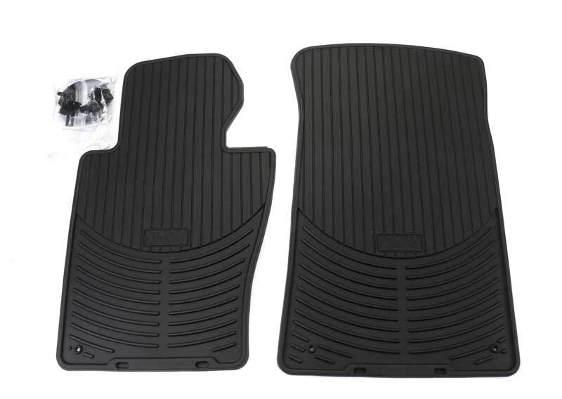 Set of 4 Genuine Rubber All Weather Floor Mats for BMW E46 (1998–2006)