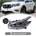 Left Driver Side Headlight Assembly for Nissan Murano (2015–2018)