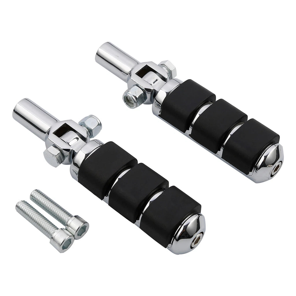 Rear Passenger Footpegs Footrests for Harley Softail Fatboy (2000–2006)
