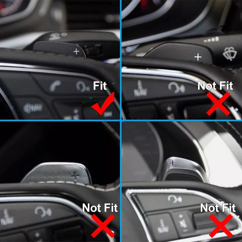 Steering Wheel Shift Paddle Extensions for Audi A3 A4 A5 Q3 Q5 Q7 Q8 SQ5 (2013–2023)