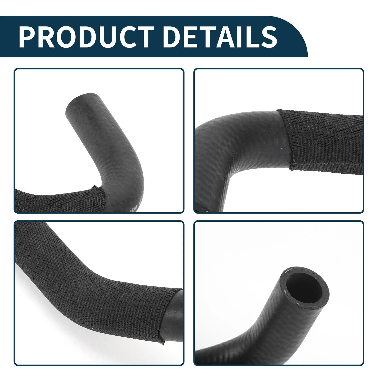 Radiator Hose Coolant Pipe for Audi A6 C6 2.0T (2005–2008) 4F0121109S Rubber