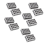 Set of 5 Machinist Blocks for Precision Work (23 Holes, .0002")