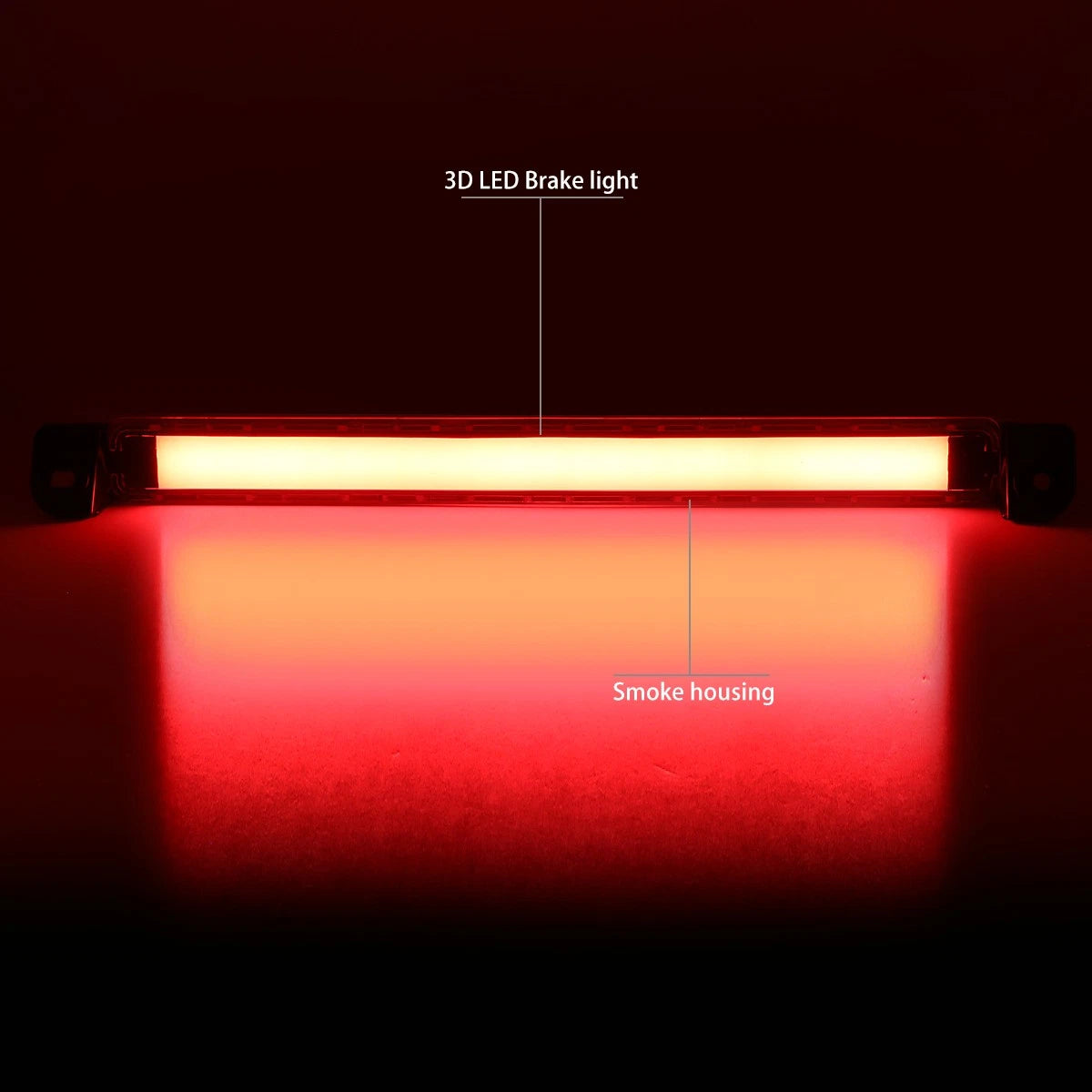 3D LED Bar Third Tail Brake Light for Pathfinder QX4 (2001–2004) - Smoked