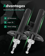 Front Pair Shocks Struts for BMW X3 2.5si 3.0si (2004–2010)