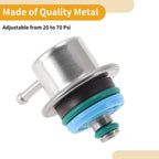 Fuel Pressure Regulator for Audi A3 (1996–2010) No. 0280160557 20-70 Psi