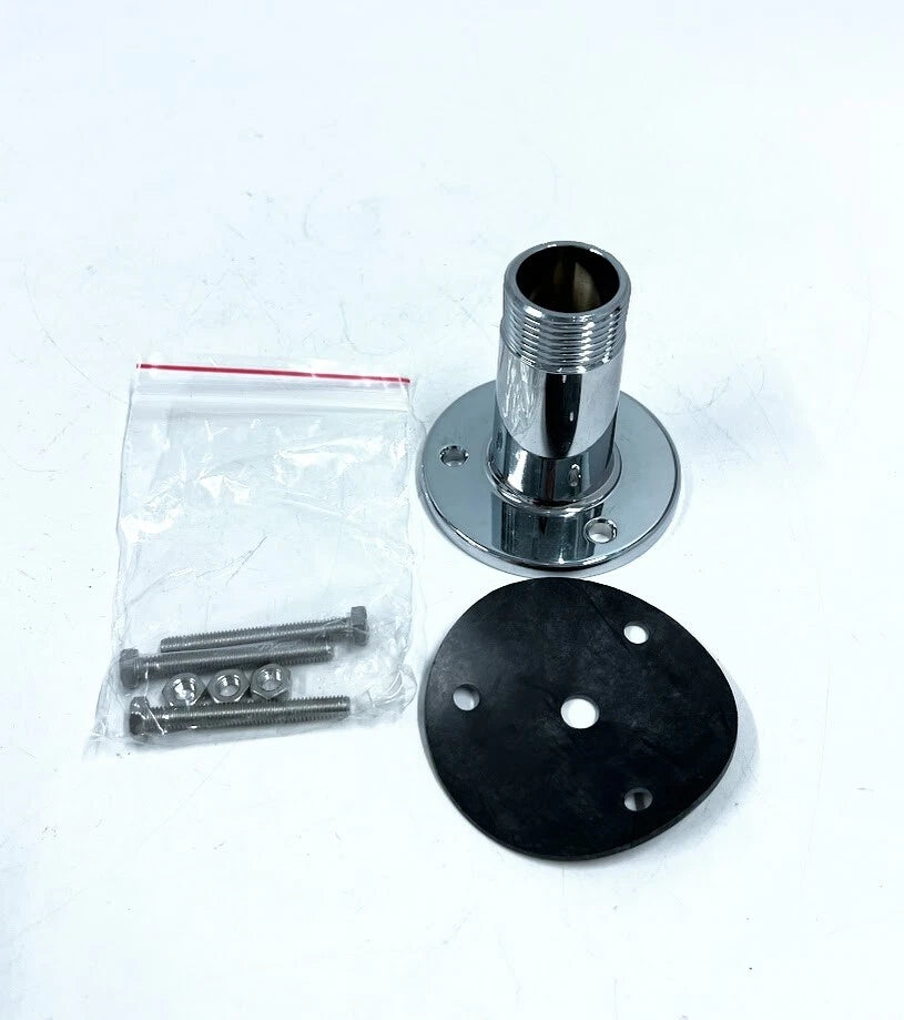 Deck Base for Digital Yacht ZCELE179F (1 1/4in Threaded, Stainless Steel)