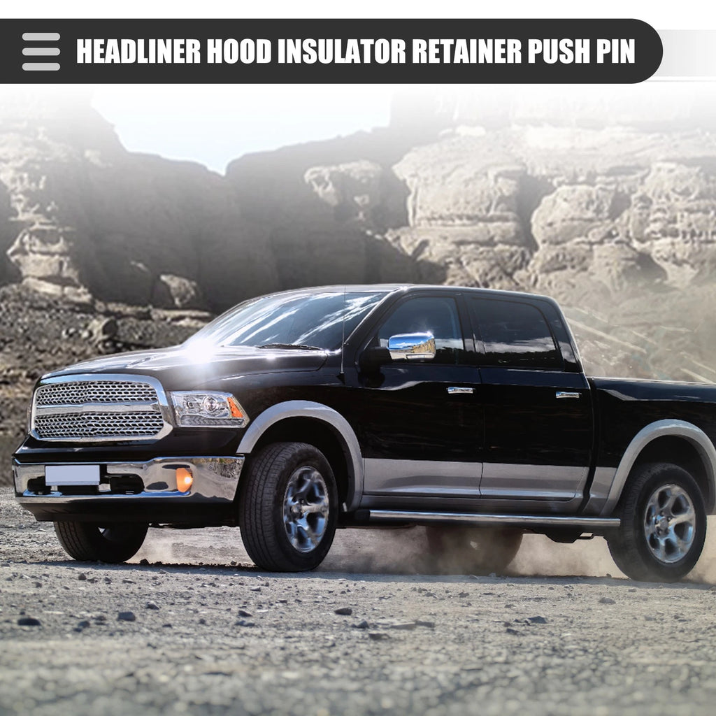15 Pcs Headliner Hood Insulator Retainer Push Pin Clip for Dodge (No. 6504135)