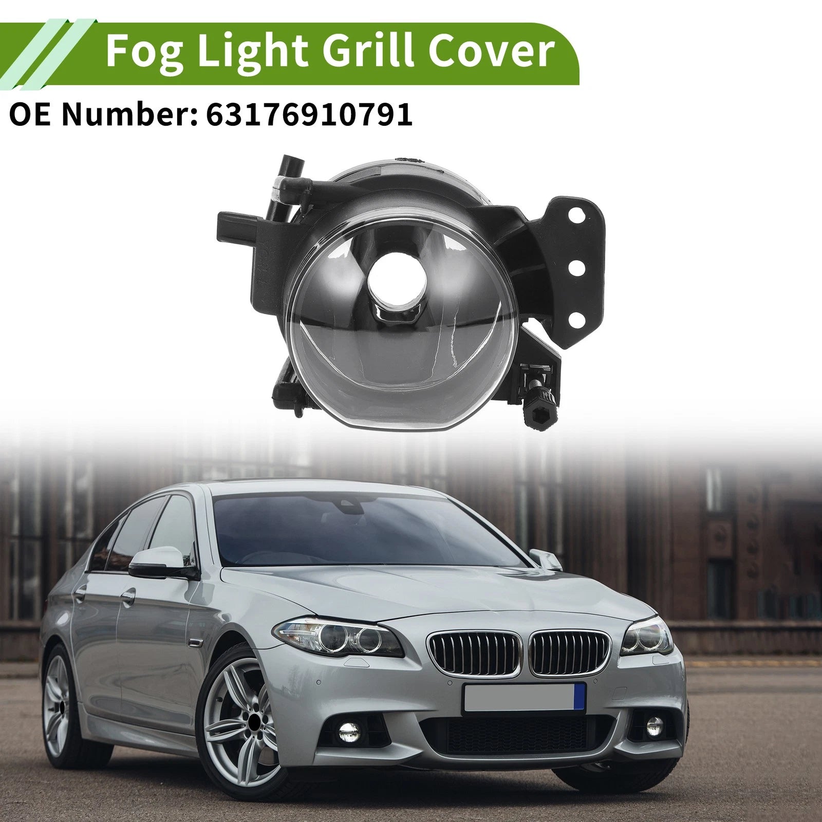 1 Pc Fog Light Grill for BMW 5 Series (2004–2008) No. 63176910791