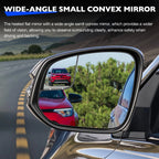 Left Driver Side Heated Convex Mirror Glass for Toyota Sienna (2014-2020)